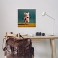 thumbnail image 3 of Stupell Industries Weight Lifting Mouse Animals Painting Wrapped Canvas Art Print Wall Art, 30 x 30, 3 of 8