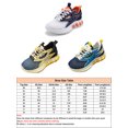 thumbnail image 2 of UKAP Espadrilles Garçon Bout Rond Espadrilles Basses Chaussures de Sport Gym Course Bleu Jaune 11.5c, 2 of 9