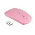 thumbnail image 1 of 2.4G Wireless Mouse Portable Ultra-thin Mute Mouse 4 Keys Wireless Optical Mouse 1600DPI for, 1 of 8