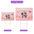 thumbnail image 5 of Happy Valentine's Day Miniature American Shepherd holding flowers Yard Sign MAS Dog Lover Gifts Outdoor Home Lawn Garden Porch Decor - 3005, 5 of 5