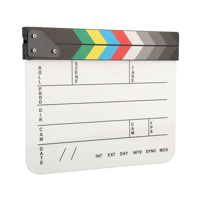 Tablero de Cajeros de Escena de Acción, Acrílico Integrado Profesional en iManes de Películas Junta de la Junta Brote para Herramienta de Fotografía