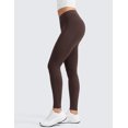 thumbnail image 5 of CRZ YOGA Water-Resistant Fleece Athletic Leggings Pockets 28" Thermal Hiking Casual Workout Womens Pants, 5 of 7
