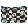 thumbnail image 6 of Yayeee Tapestry Wall Hanging for Bedroom 90" x 60" Living Room Home Wall Art Decor, Blue and White Cat, 6 of 7