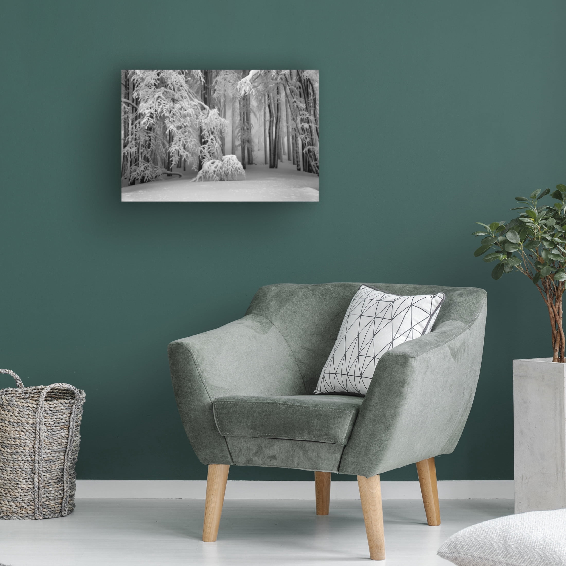 Canvas Wall Art - Ales Klabus 'Perfect Winter' Wall Art for Living Room, Bedroom, or Office Décor by Trademark Fine Art - 47 x 30 Inches