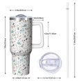 thumbnail image 3 of 40 oz Nurse Tumbler with Handle Spill Proof Lid Nurse Theme 40oz Tumbler Straw Double Insulated Travel Mug Nurse Gifts for Men Women, 3 of 5
