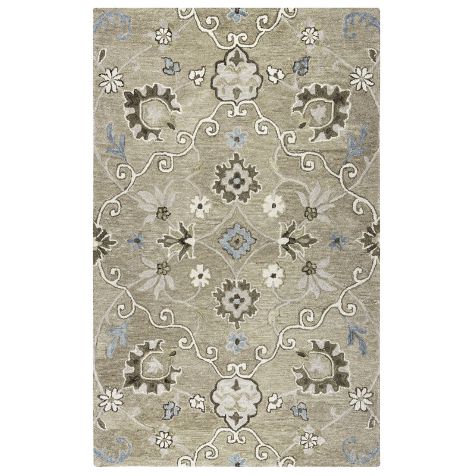 Rizzy Home Leone Lo9989 00 Mocha Area Rug 8 Feet X 10
