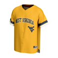thumbnail image 2 of Unisex GameDay Greats Gold West Virginia Mountaineers Spirit Baseball Jersey, 2 of 4