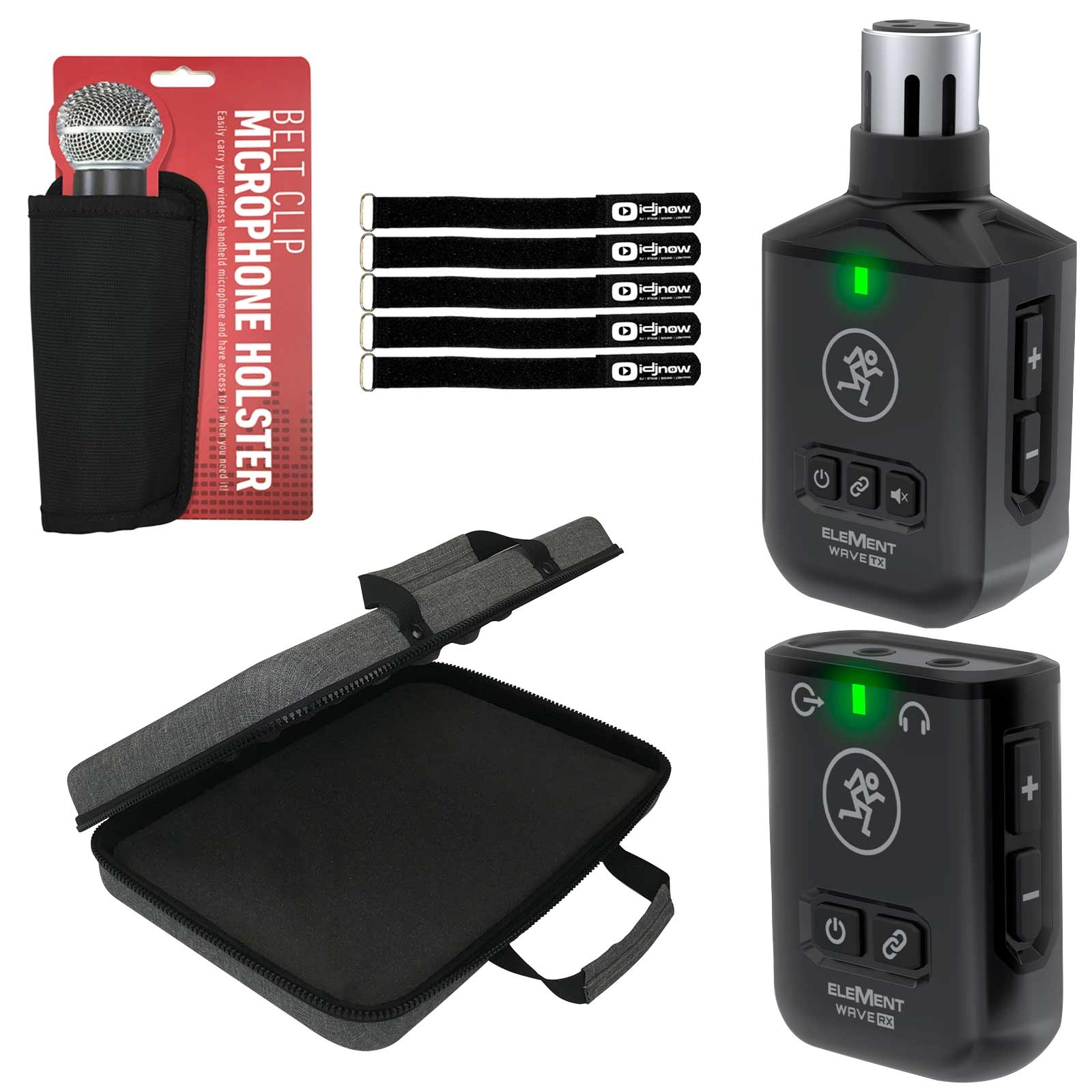 Mackie EleMent Wave XLR Wireless Handheld Microphone System with Belt