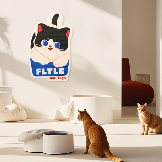 Style Wall Mounted Cat Scratching Board Durable Sisal Scratcher Space Saving Sharpener Protector For Indoor