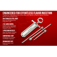 thumbnail image 3 of Heavy Duty Meat Injector 304 Stainless Steel - 2 Oz Seasoning Injector - Marinade Injector Syringe Includes 3 Needles, 3 of 7