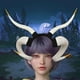 thumbnail image 2 of Diadema de cuerno de oveja de demonio, tocado de cuerno de diablo, diadema para Halloween Blanco, 2 of 8
