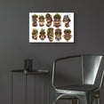 thumbnail image 6 of Epic Art 'Tiki Heads Flat' by Flyland Designs, Acrylic Glass Wall Art, 24"x16", 6 of 8