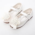 thumbnail image 2 of Zapatos de Baile de Niñas de Cuero Suave Vendido Princesa Perla Zapatos Casuales para Niñas de Verano, 2 of 9