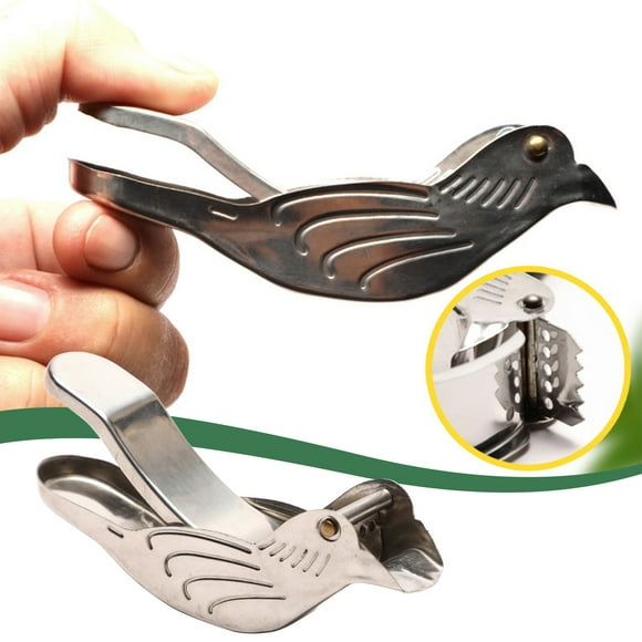 Xihbxyly Exprimidor de Limón con Forma de Pájaro, Elegante Diseño de Acero Inoxidable, Portátil y Fácil de Limpiar, Jugo de Limón Fresco para Cócteles, Té, Camarones y Más, Material 304 Duradero, Tam