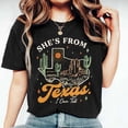 thumbnail image 4 of She’s From Texas Shirt, Retro Texas Tee, Southern Country Style T-Shirt, Texas Pride Unisex Top, Vintage Lone Star State Graphic Apparel, 4 of 4