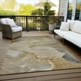 thumbnail image 6 of Addison Rugs Chantille Indoor/Outdoor Transitional Watercolors Brown Washable Rectangle Rug, 10' x 14', 6 of 6