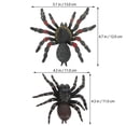 thumbnail image 3 of 2Pcs Simulated Spider Model Children Spider Toy Lifelike Spider Toy Spider Spoof Toy Party Toy, 3 of 8