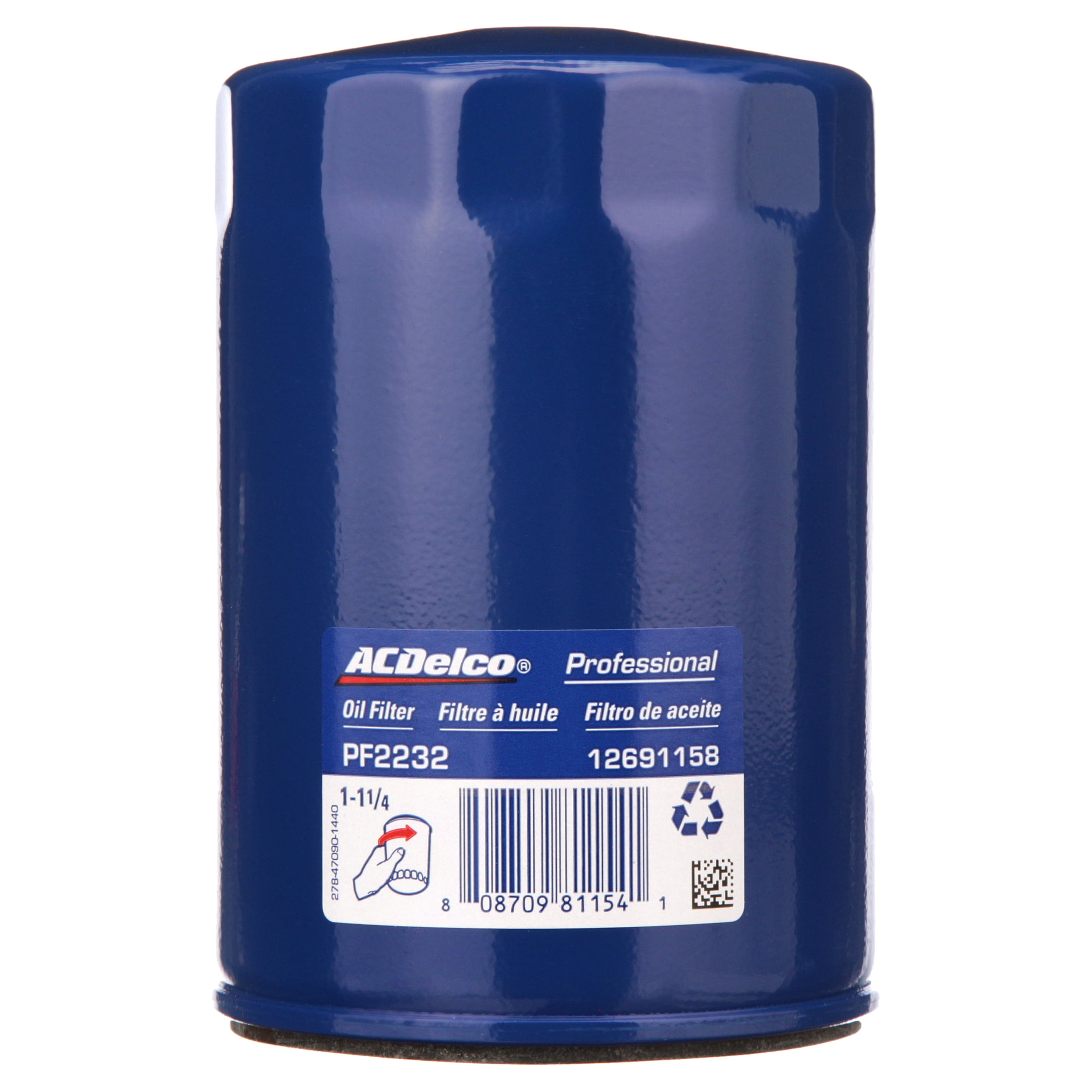 ACDelco PF2232 Engine Oil Filter Fits select: 2001-2019 CHEVROLET SILVERADO, 2001-2019 GMC SIERRA