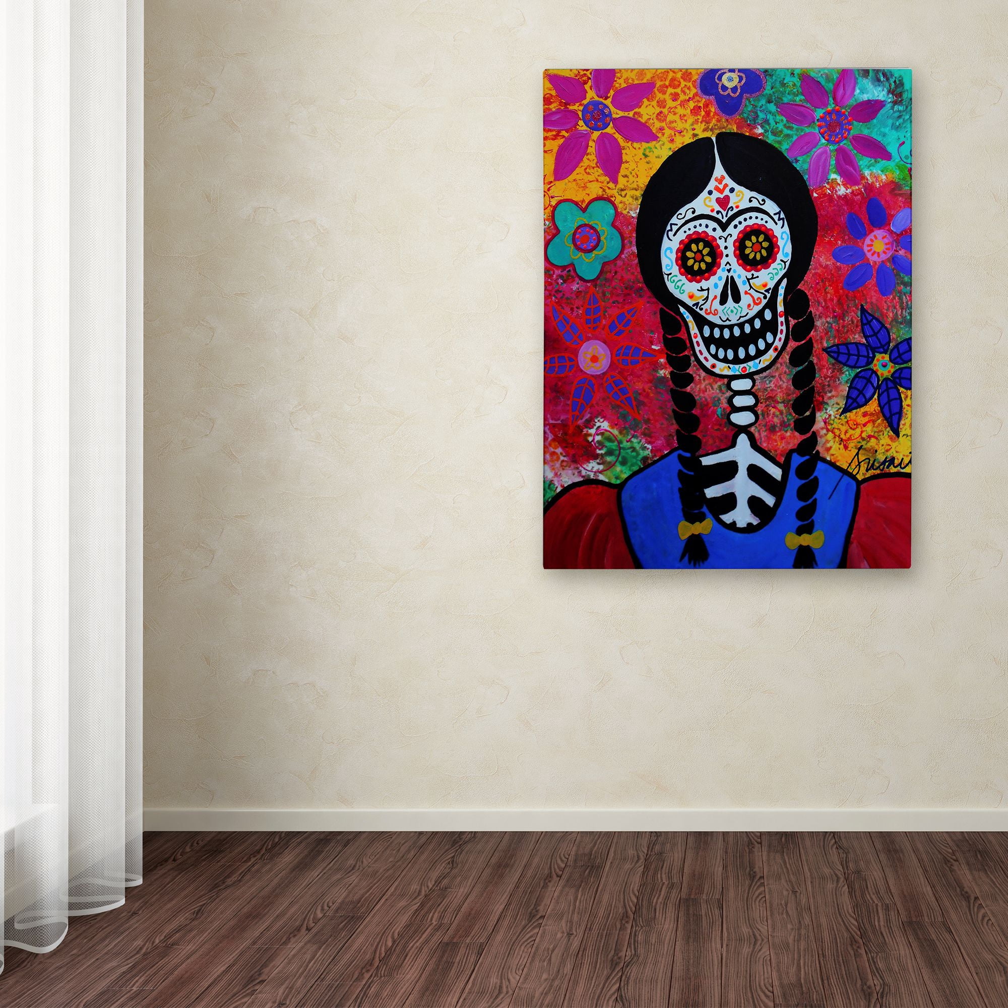 Trademark Fine Art 'Young Frida' Canvas Art by Prisarts