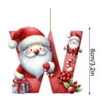 thumbnail image 3 of mfyjkho Adorno de árbol de Navidad acrílico plano con letras del alfabeto, colgante decorativo para decoración de fiestas en el hogar, incluye 1 pieza, 3 of 4