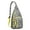 Yellow, variant on Daisy Field Sling Backpack - Lush Floral Landscape Design, Lightweight Weekend Pack