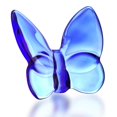 thumbnail image 1 of Figura de mariposa de cristal Kanpura, cristal azul, 7,8 cm, 1 of 9