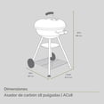 thumbnail image 5 of Asador de Carbón Avera 18in Acero Transportable Fácil de Armar, 5 of 5