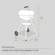 thumbnail image 5 of Asador de Carbón Avera 18in Acero Transportable Fácil de Armar, 5 of 5