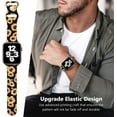 thumbnail image 4 of Compatible with Apple Watch 38mm 40mm 41mm  for Women Men, Soft Silicone Pattern Printed Replacement Wristband Band For Iwatch Series 7 & Series 6 5 4 3 2 1.Sunflower B, 4 of 6