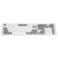 thumbnail image 1 of Tapas De Teclado Mecánico De 104 Teclas Oem High Abs Pbt Keycap Teclas En Inglés Con Diseño De Color De Contraste De Capa Translúcida Para Modificación De Juegos (Azul + Rosa) Minnieouse EL014244-03, 1 of 6