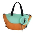 thumbnail image 2 of EHJRE Cat Bathing Bag Cat Showering Bag Anti Scratch Durable Breathable Mesh Cat Grooming Bag for Ear Cleaning Manicure Short Trips orange green, 2 of 8