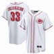 thumbnail image 1 of Camiseta de béisbol clásica de local de Christian Encarnacion-Strand, de los Cincinnati Reds, blanca, con número de estrella bordado.-XXL, 1 of 2