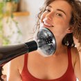 thumbnail image 4 of TABLZONE Universal Hair Dryer Diffuser Attachment Transparent Plastic Blow Cover for Even Drying, 4 of 8