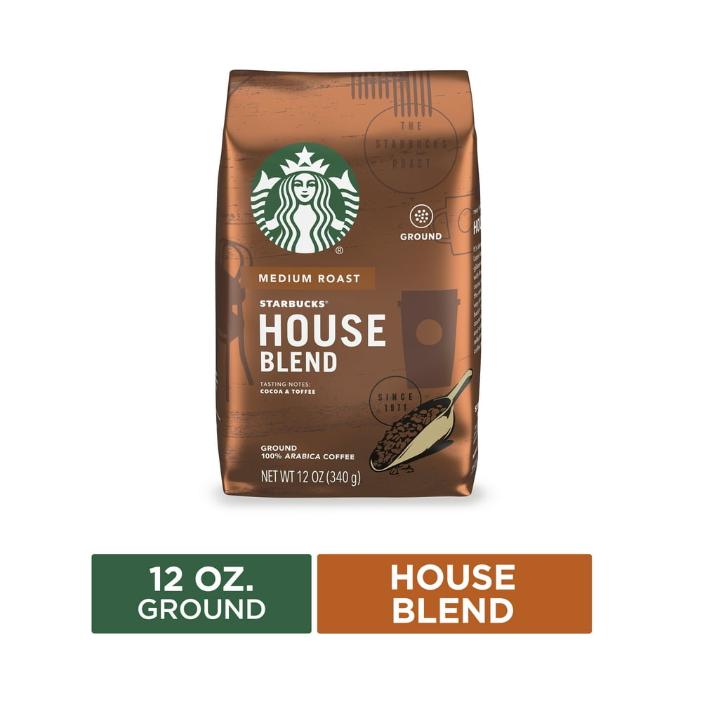 Starbucks Medium Roast Ground Coffee — House Blend — 100