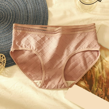 

Akiihool Women Panties Women s Underwear Cotton Super High Waisted Briefs Stretch Full Coverage Panties (Pink XXL)