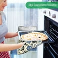 thumbnail image 2 of Yayeee Pot Holders Kitchen Heat Resistant with Pocket 7"x9.8" Cotton Oven Cooking Hot Pads, Blue Floral, 2 of 7