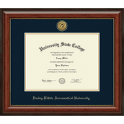 Embry-Riddle Aeronautical University Diploma Frame, Document Size 11" x 8.5"