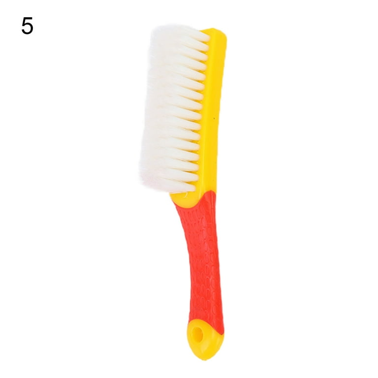 Bristle Brush Deep Cleaning Good Toughness Polishing Comfort Grip Stiff  Bristle Scrub Cleaning Brush for Collection 