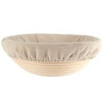 thumbnail image 1 of EIMELI Bread Dough fermentation Bowl Shape Natural Rattan Basket With Removable Lining  10 Size - Oval 28*14*8cm, 1 of 7