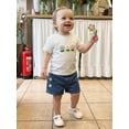 thumbnail image 5 of Loicainy Toddler Kids Girls Denim Shorts Outfits Set 12 18 24 Months 2T 3T 4T 5T Short Sleeve Crew Neck Flower T-shirt with Shorts Summer Clothes Sets, 5 of 9