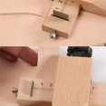 thumbnail image 3 of Wood Adjustable Strip and Strap Cutter Craft Tool Leather Hand Cutting Tools Hot, 3 of 4
