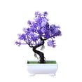 thumbnail image 2 of SPRING PARK Artificial Green Bonsai Tree in Pot Table Artificial Plant Desk Decoration for Office/Home, 2 of 7