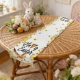 thumbnail image 1 of Easter Table CenterPC Linen Double Sided Table Runner 33X150Cm for Dining Table, 1 of 7