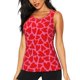 thumbnail image 1 of Fotbe Love Heart Blusas Sin Mangas para Mujer – Estilo Casual, Corte Suelto, Slim-Fit, Cuello Redondo Deportivo, Tops de Verano para Gimnasio y Yoga-Small, 1 of 7