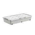 thumbnail image 2 of Caja de almacenamiento debajo de la cama, contenedor de almacenamiento debajo de la cama, organización multifuncional con cubierta para libros, juguet 100CMX50CMX17cm, 2 of 8