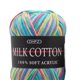 thumbnail image 3 of Inteprter 50g/bola colorida de 3 capas de hilo hecho a mano DIY bufanda almohada manta tejer ganchillo hilo de algodón de leche Tela de costura y artesanía 18# Inteprter JJ14706-18, 3 of 4