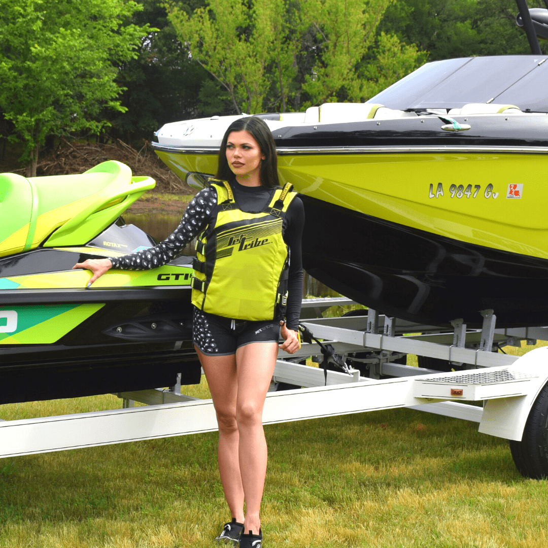 UR-20 Pivot Vest | Neon Yellow / Green | Comfort EVA Foam | Comp PFD Life Vest (2XL/3XL)