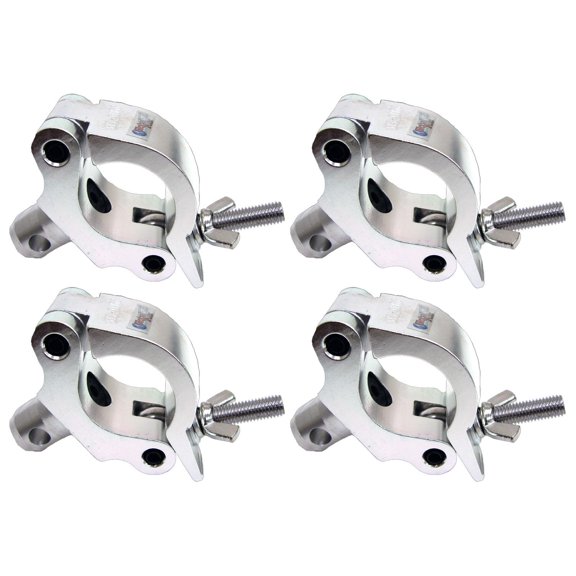 (4) Global Truss Coupler Clamp/N Medium Duty Narrow Clamps with Half Couplers