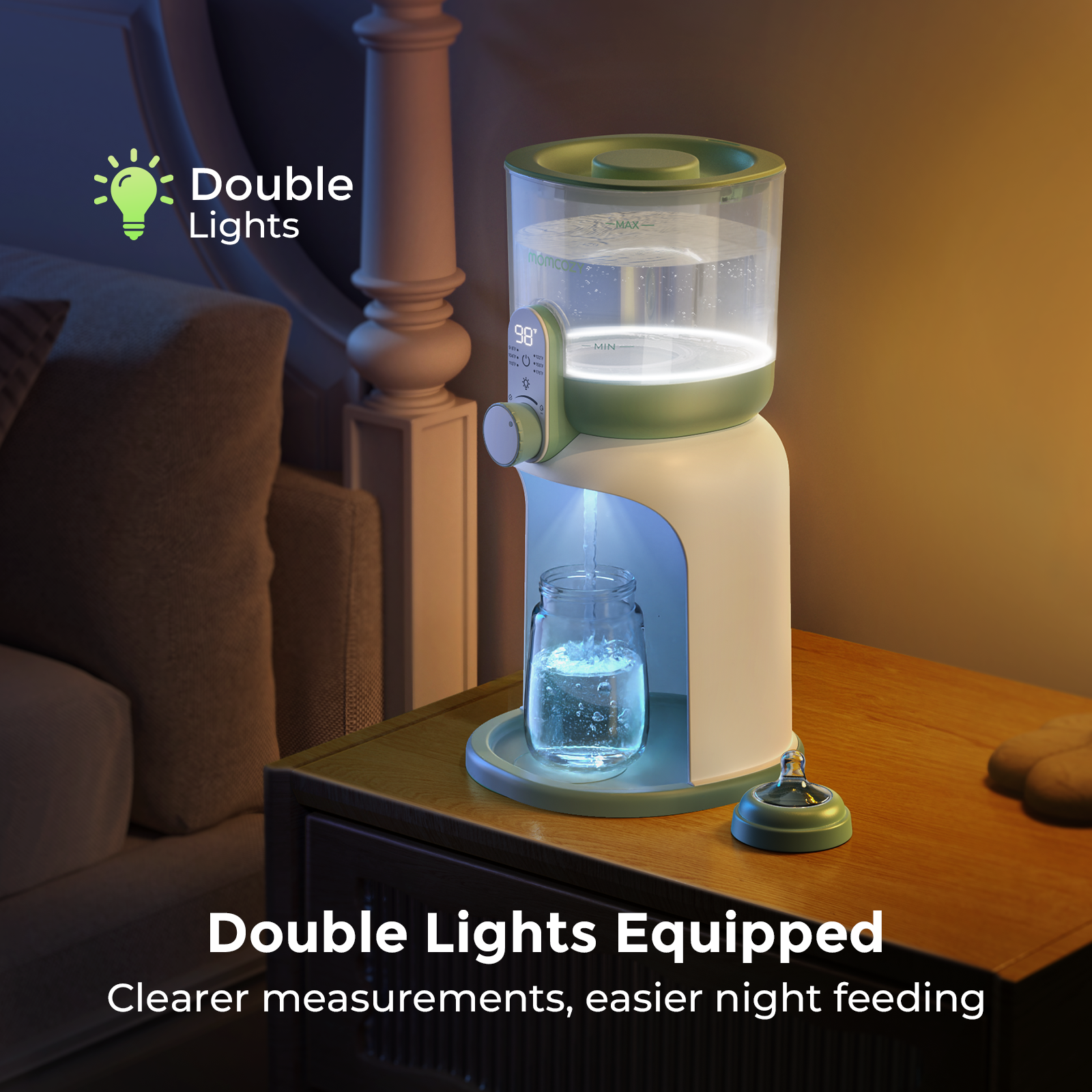 Momcozy Instant Baby Bottle Warmer & Formula Dispenser photo 6