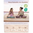 thumbnail image 6 of Zonli Japanese Floor Mattress Futon, Foldable Tatami Mat with Cotton Cover, Queen 80"x60", Coffee, 6 of 7